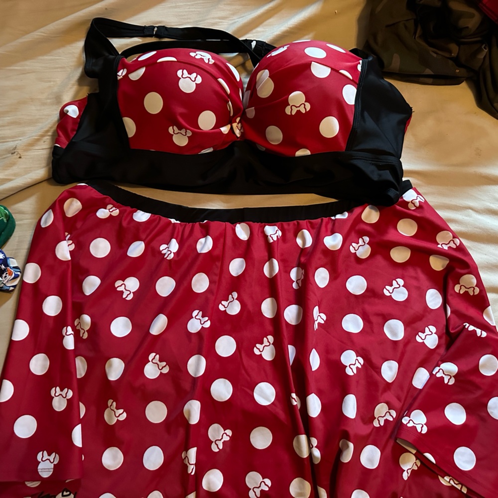Torrid Disney Minnie two-piece swimsuit